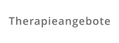 Therapieangebote